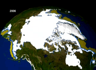 arctic ice cover nasa