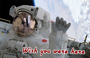 nasa postcard