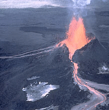 volcano lava