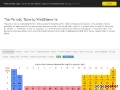 Chemistry: WebElements Periodic Table
