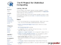 The R Project for Statistical Computing