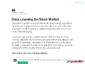 Deep Learning the Stock Market