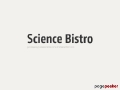 Science Bistro / The Culture of Science