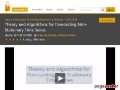 Theory and Algorithms for Forecasting Non-Stationary Time Series